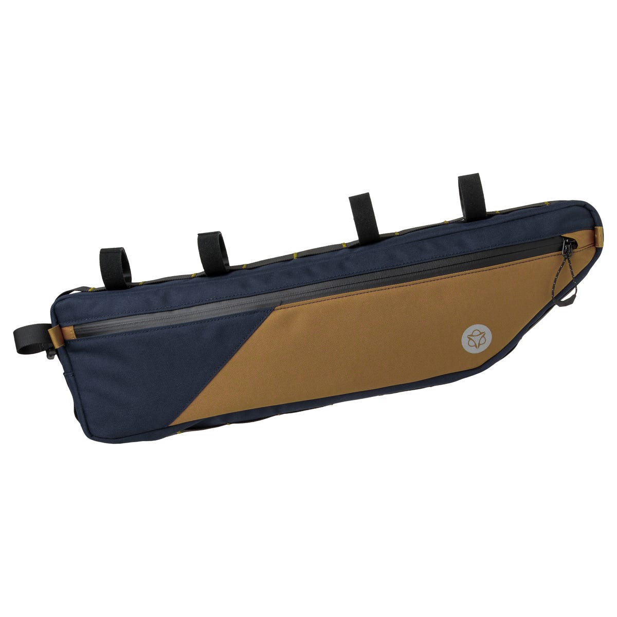 Agu bikepacking tube frametas venture - fietstas voor frame - blauw armagnac - 5,5l - waterafstotend - eenvoudige montage