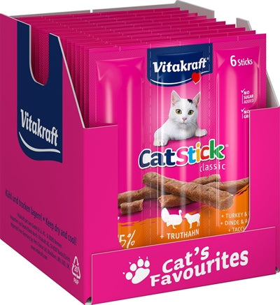 Vitakraft kattenstick mini kalkoen met lam