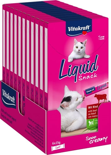 Vitakraft vloeibare kattensnack met inuline