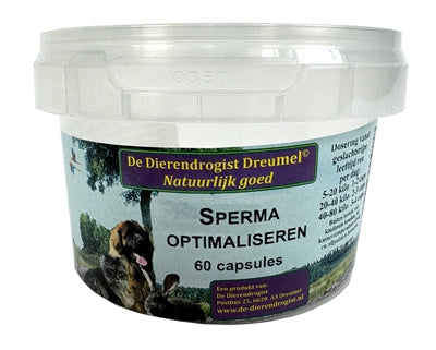 Dierendrogist sperma-extractcapsules