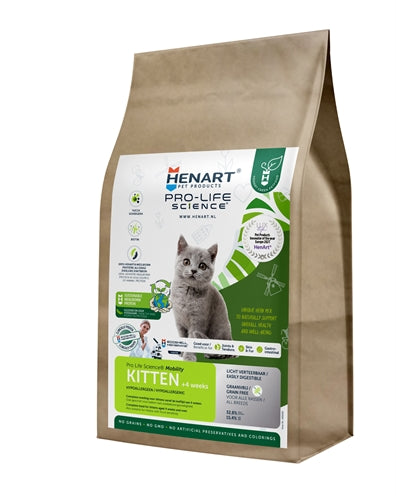 Henart meelworm insect kat kitten met zoom eierschaal membraan