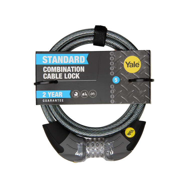 Yale 1062463 - combinatie kabelslot standaard | 3 stuks