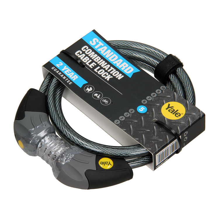 Yale 1062463 - combinatie kabelslot standaard | 3 stuks