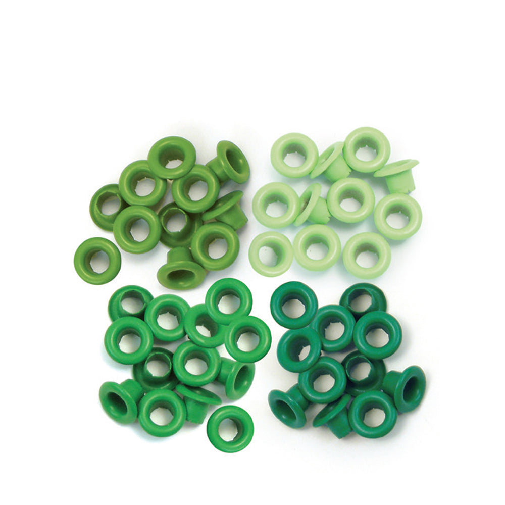 We r makers • standard eyelets green 60pcs