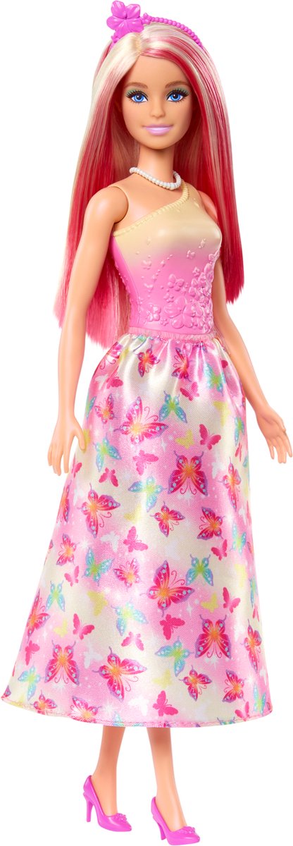 Barbie zeemeerminpop met roze haar - pop