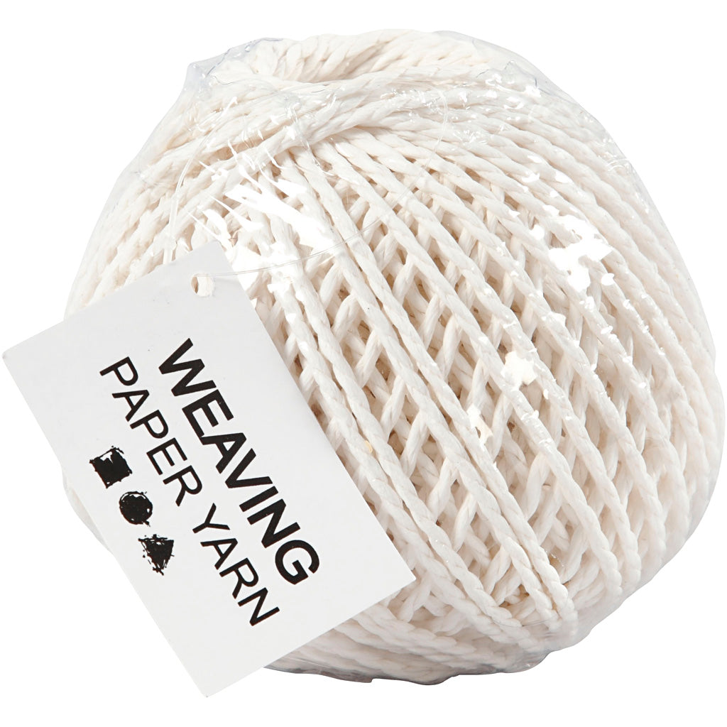 Creative company papiergaren wit, 40m