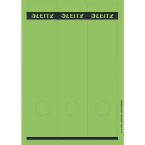 Ordnerrugetiketten leitz groen 75 stuks papier