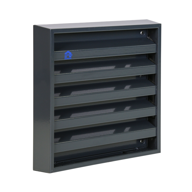 Renson 1062411 - skin opbouw muurrooster alu 431 (165x165) structuur 7016 | 2 stuks