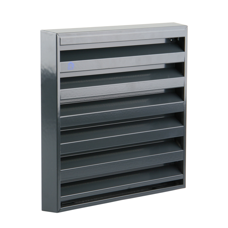 Renson 1062412 - skin opbouw muurrooster alu 431 (225x225) structuur 7016 | 2 stuks