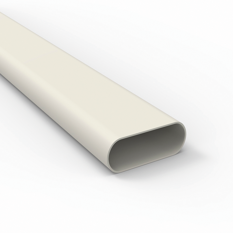 Renson 1063928 - vaste plat ovaal kanaal 135x55 (1m) | 2 stuks