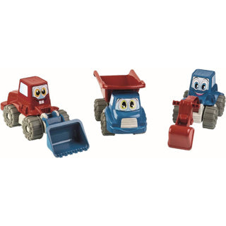 Voertuigen happy trucks gerecycled 3 assorti