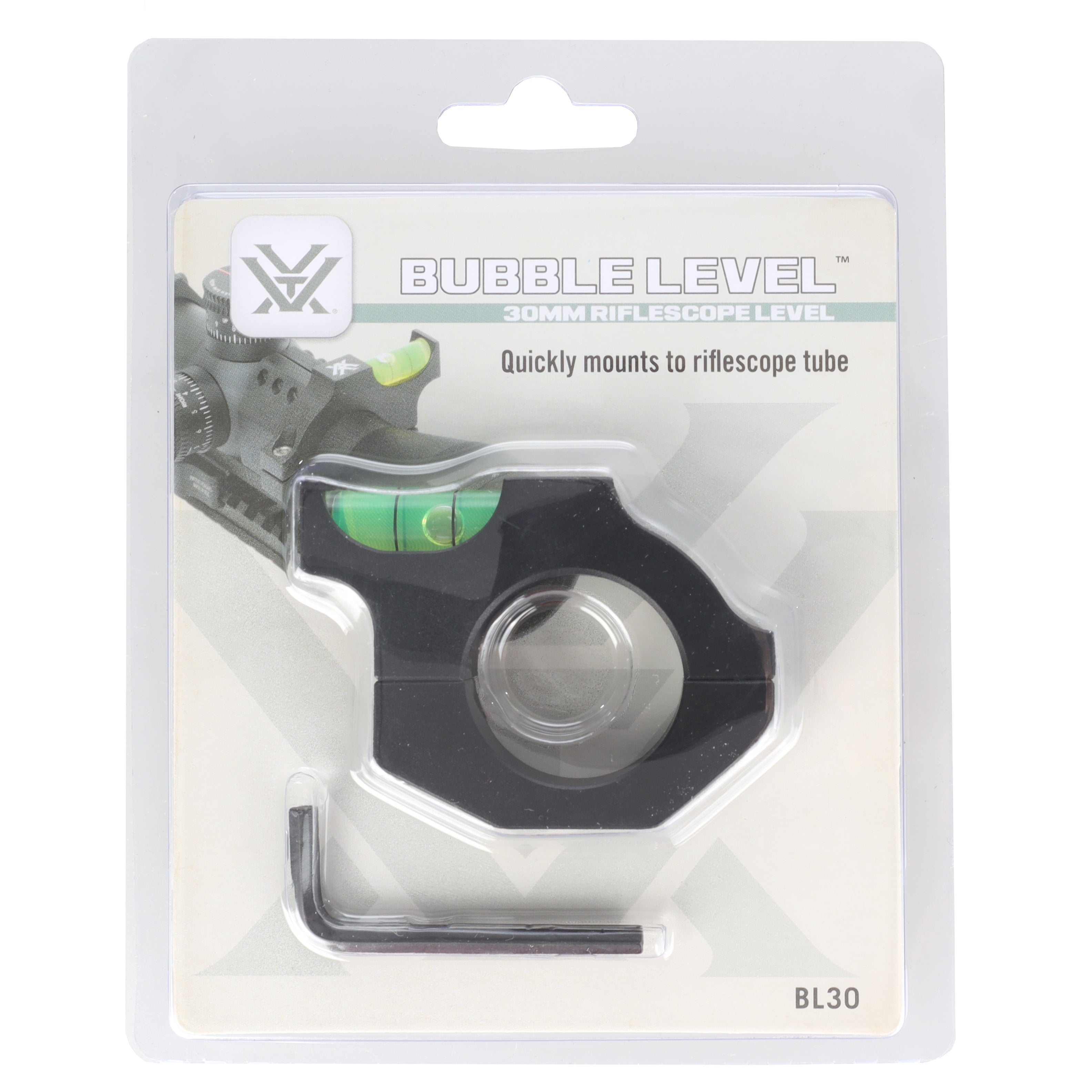 Vortex bubble level voor 30 mm richtkijkers