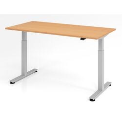 Bach zit-sta bureau hammerer vxmst melamine beuken