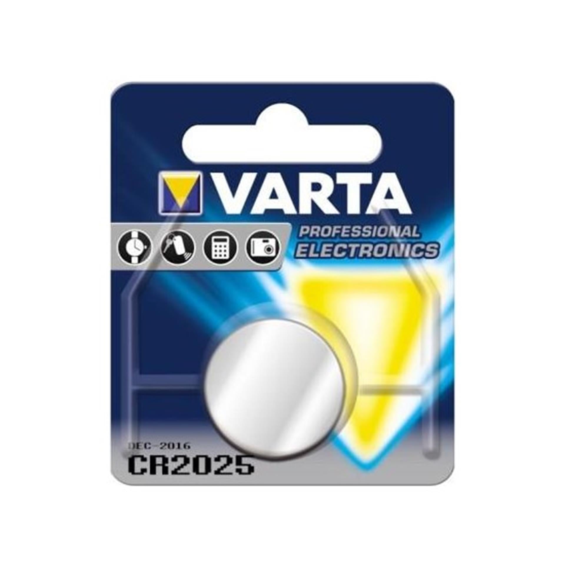 Varta lithium cr2025 3v batterij