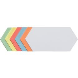Presentatiekaarten franken honingraat 9,5 x 20,5 cm kleurenassortiment