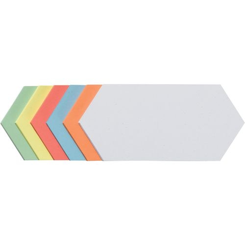 Presentatie kaarten honingraat 9,5x20,5 cm assorti