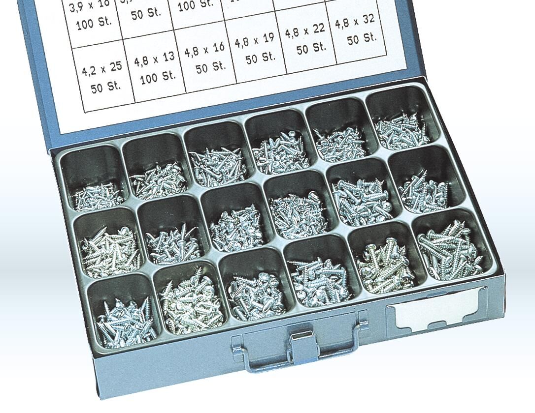 Dresselhaus plaatschroeven assortiment sort.tapping screws din 7981 galvanized