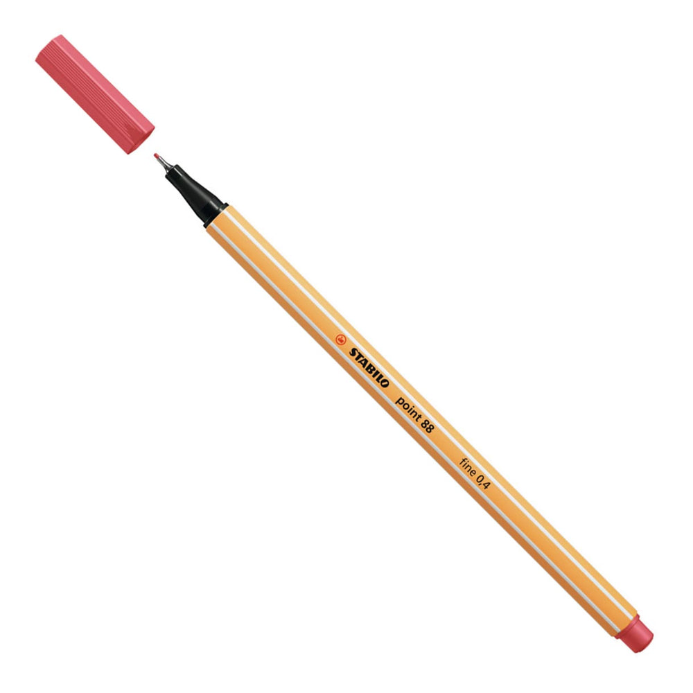 Stabilo punt 88 - fineliner - roestig rood (88 47)
