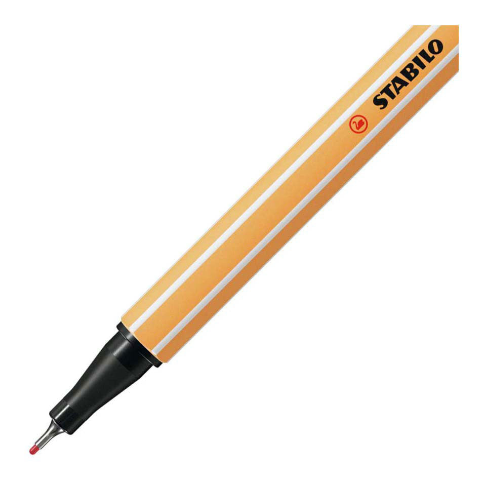 Stabilo punt 88 - fineliner - roestig rood (88 47)