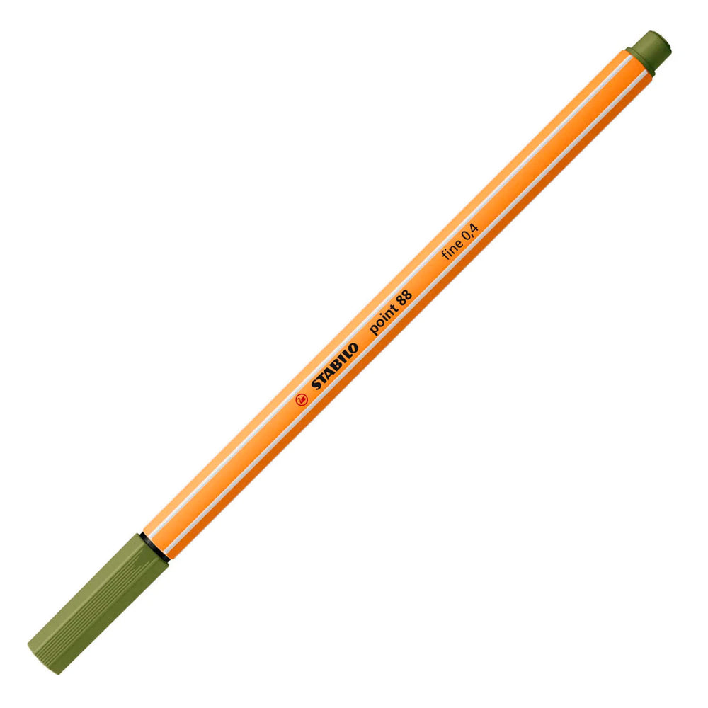 Stabilo point 88 fineliner - mos groen