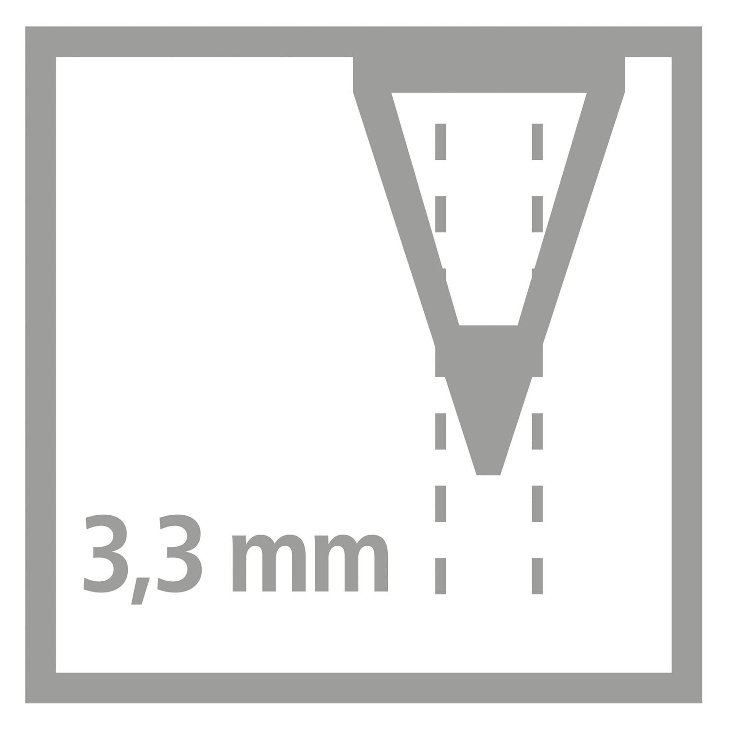 STABILO Alle Glasspotlood - Rood