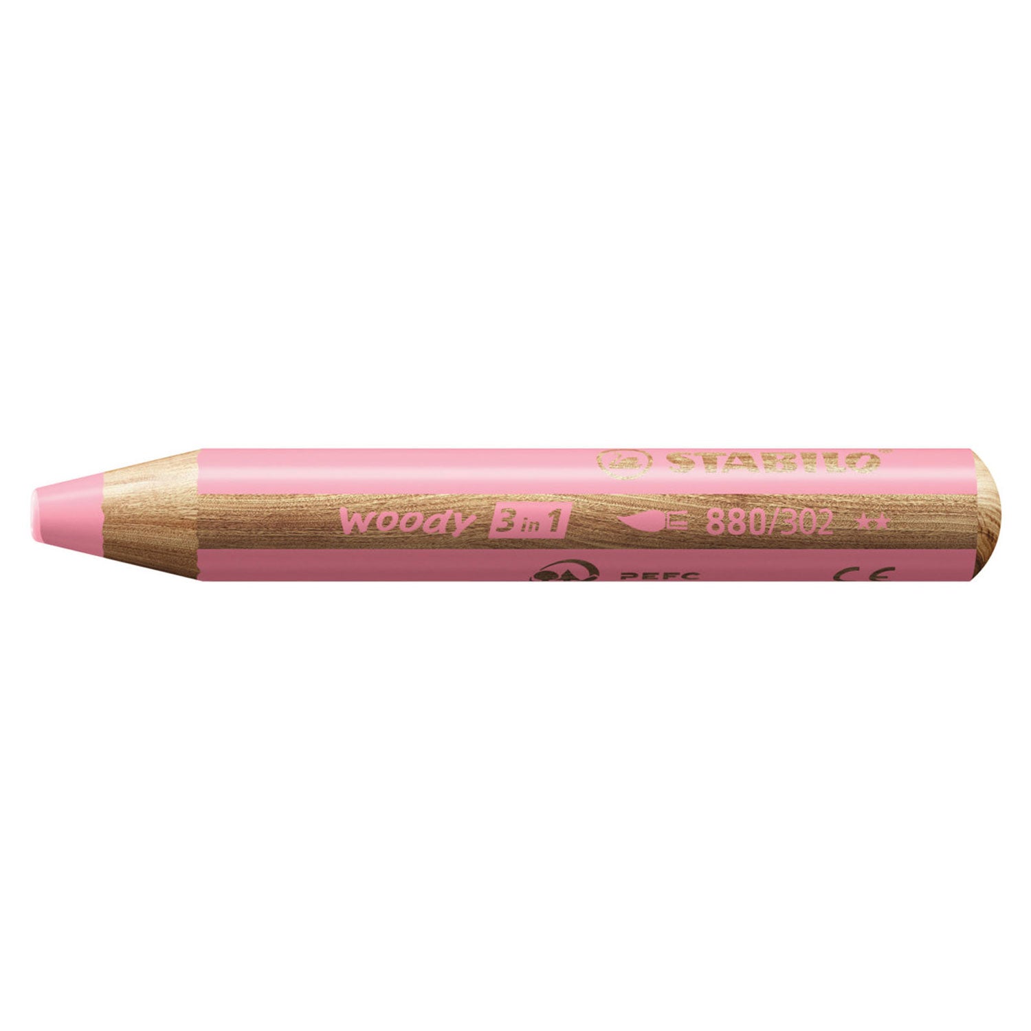 STABILO Woody 3in1 - Pastelroze
