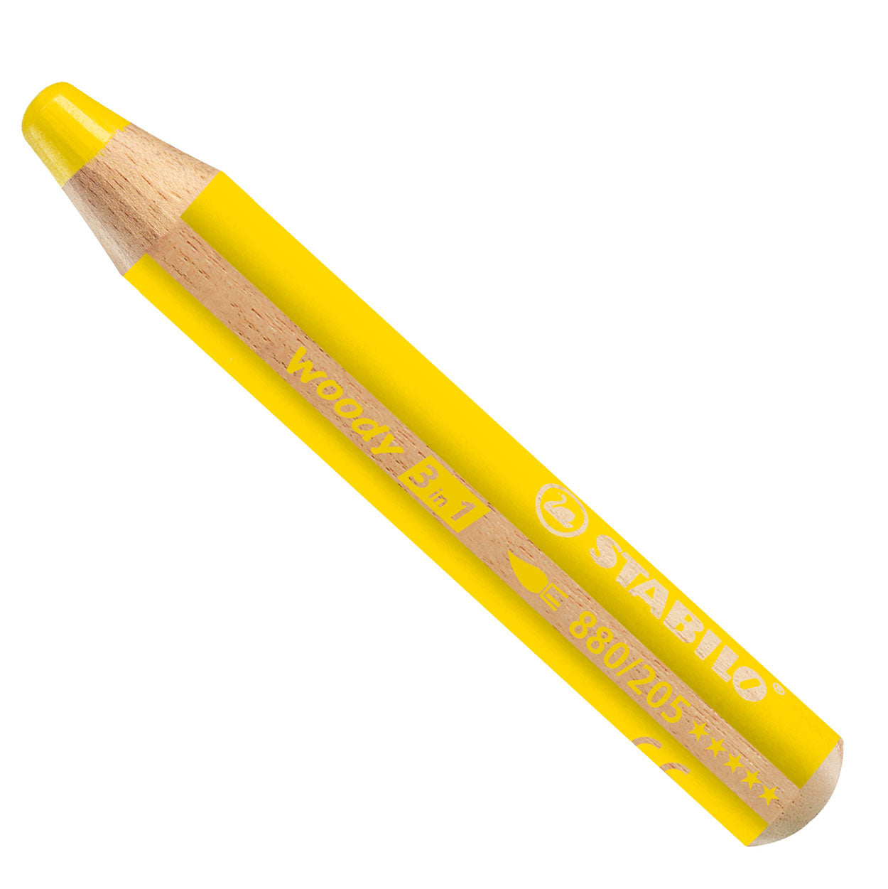 Stabilo woody 3 in 1 - multitalent kleurpotlood - geel