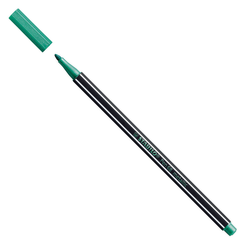 Stabilo pen 68 metallic - viltstift - groen (68 836)