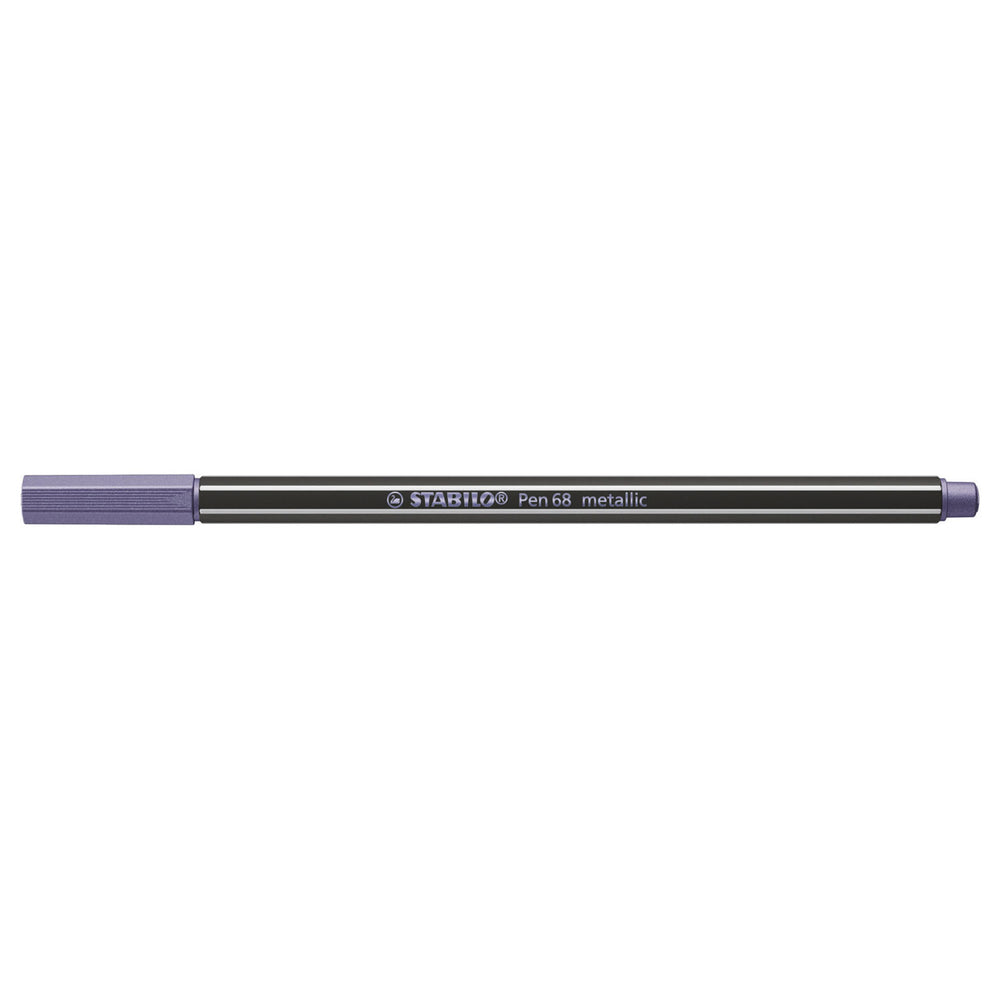 Stabilo pen 68 metallic - viltstift - paars (68 855)