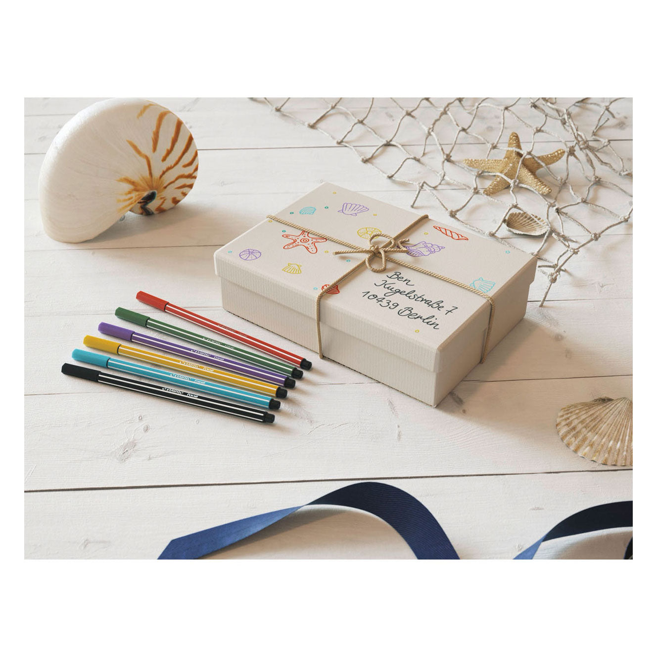 Stabilo pen 68 - viltstift - lichte huidskleur (68 26)