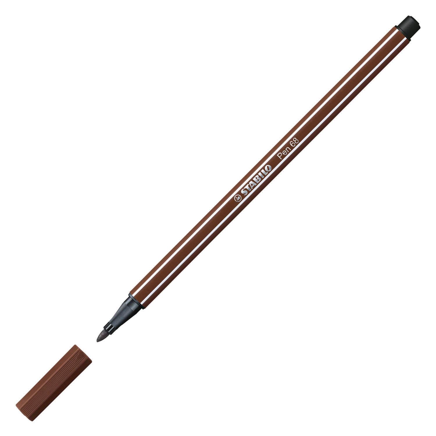 Stabilopen 68 - viltstift - bruin (68 45)