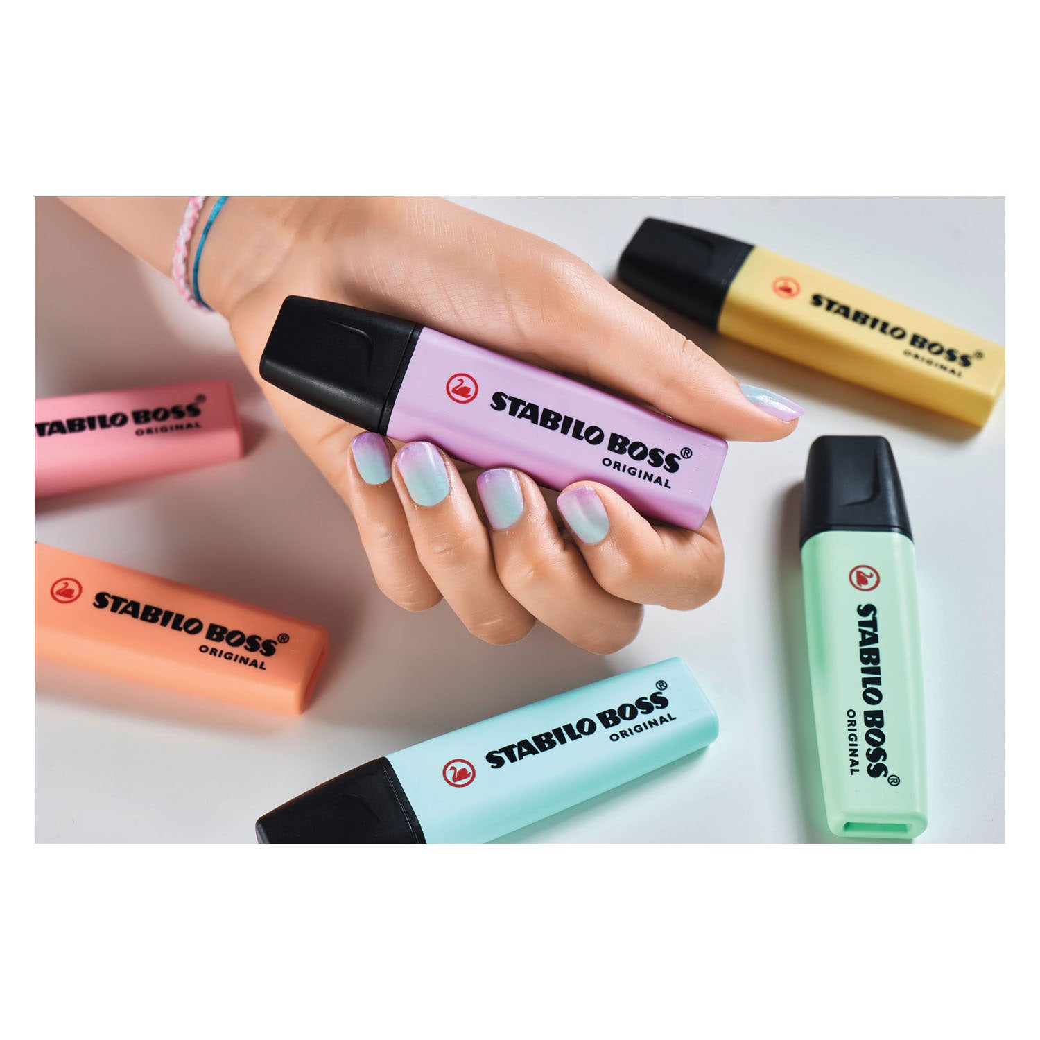 Stabilo Boss Originele Pastel Markeerstiften, 4st.