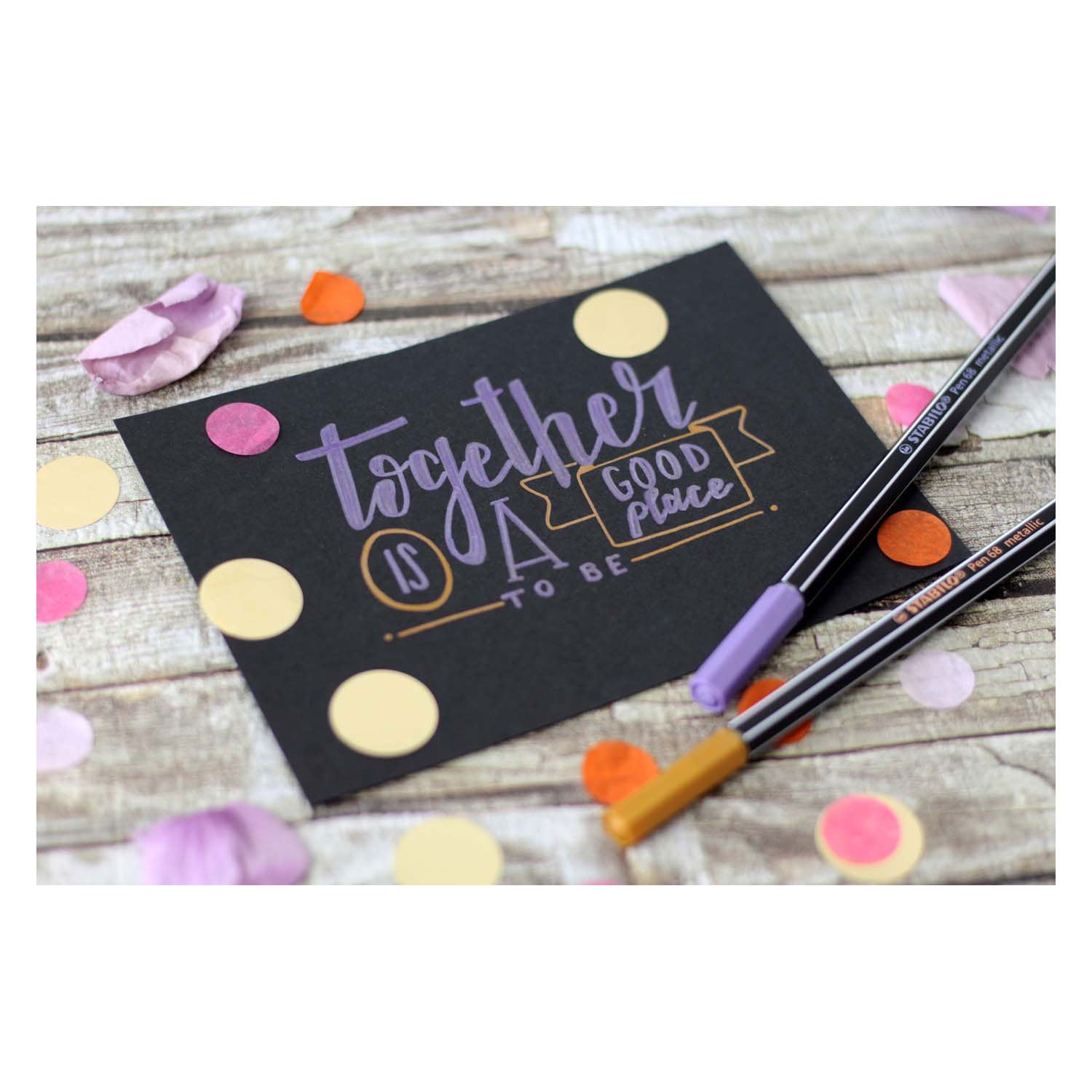 Stabilo pen 68 metallic etui 8 kleuren