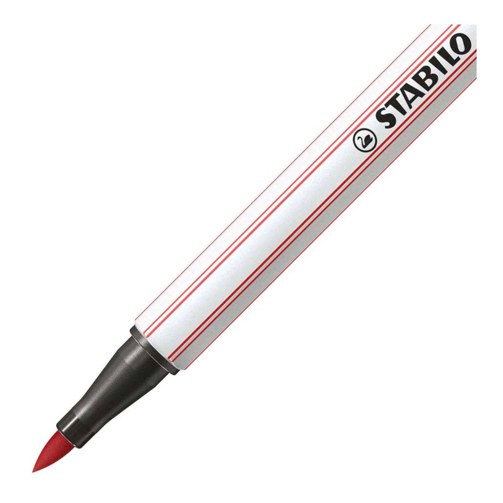 Stabilo Pen 68 Penseel 47 Roestig Rood