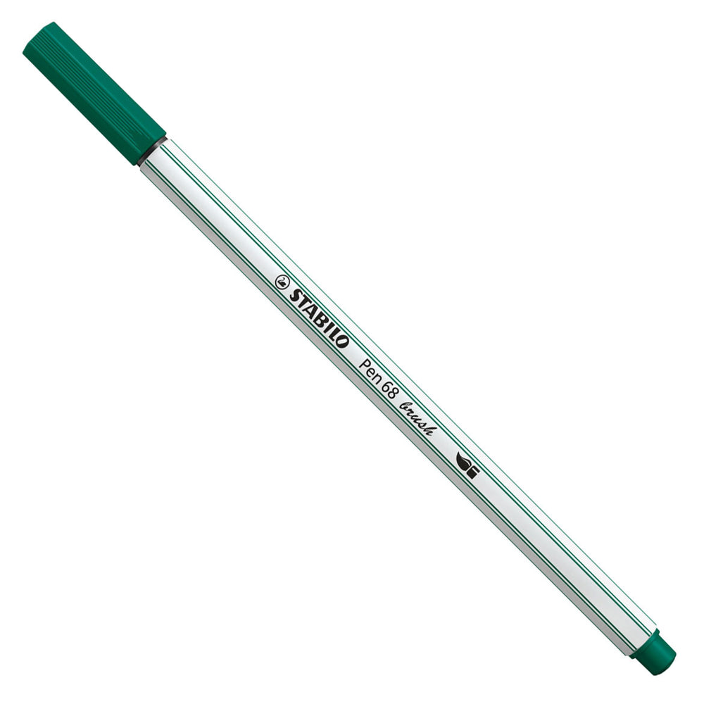 Stabilo pen 68 brush - viltstift - turquoise groen (53)