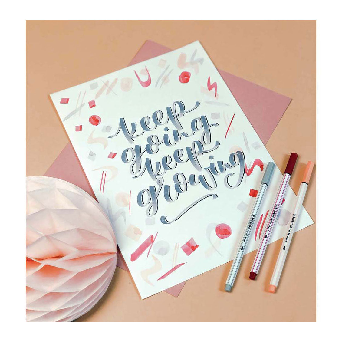 Stabilo Pen 68 Brush 63 Aarde Groen