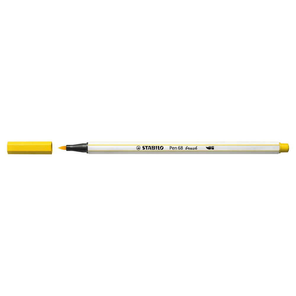 STABILO Pen 68 Penseel 44 - Geel