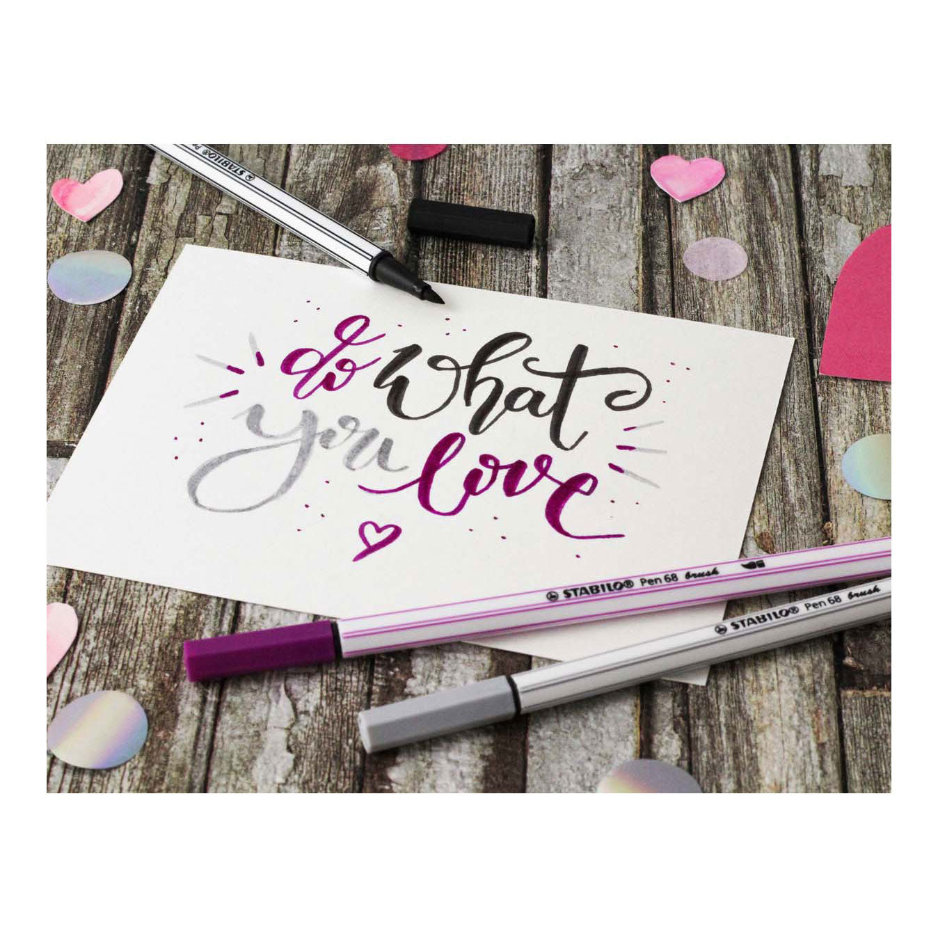 STABILO Pen 68 Penseel 36 - Groen