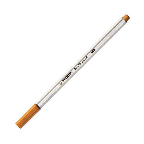STABILO Pen 68 Penseel 89 - Donker Oker