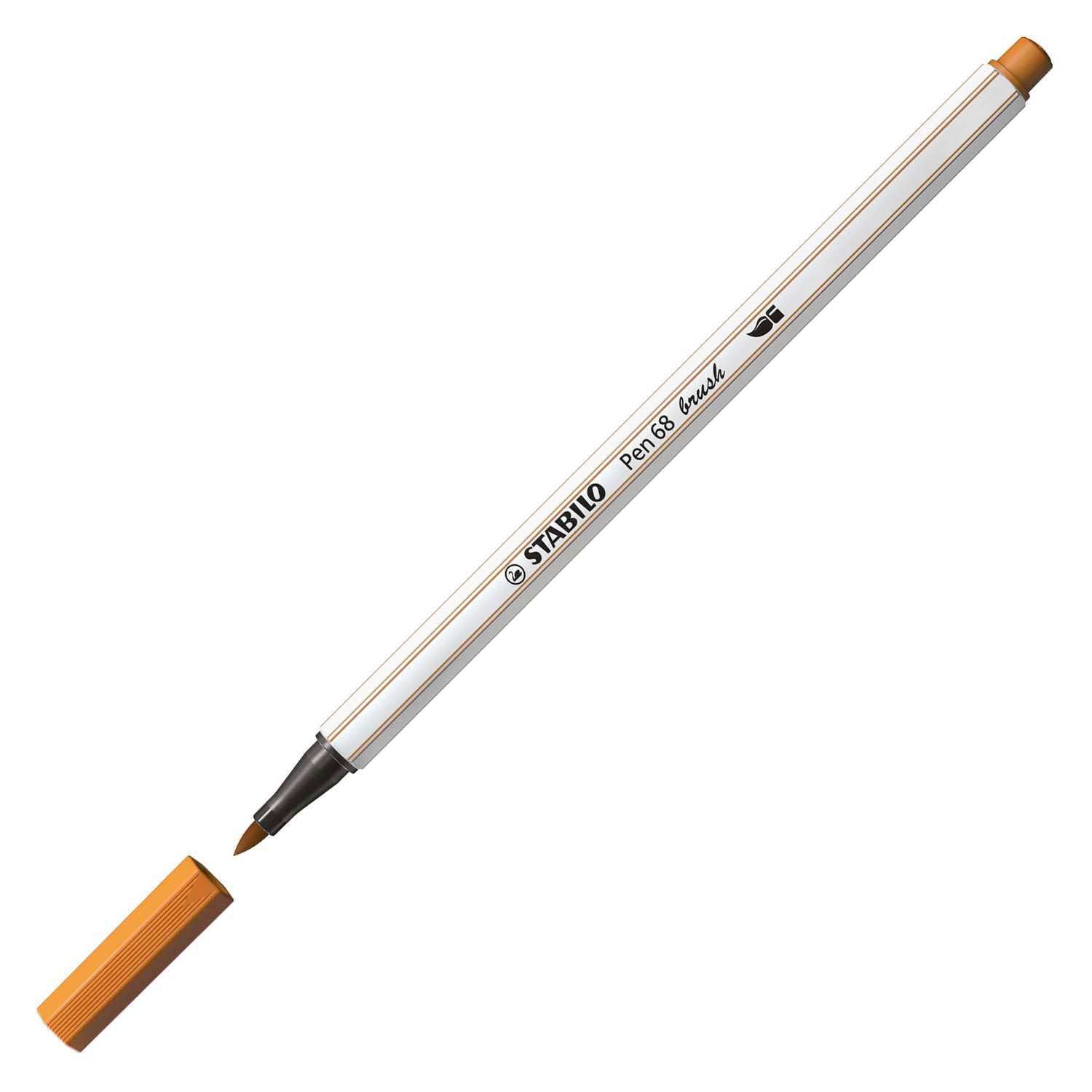 STABILO Pen 68 Penseel 89 - Donker Oker