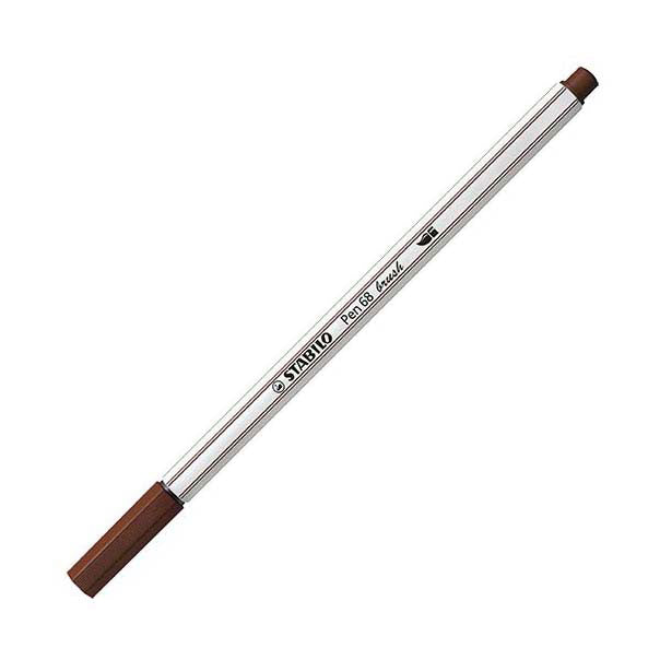 STABILO Pen 68 Penseel 45 - Bruin
