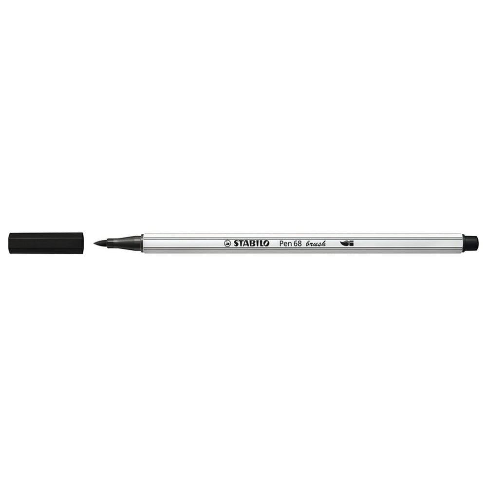 STABILO Pen 68 Penseel 46 - Zwart