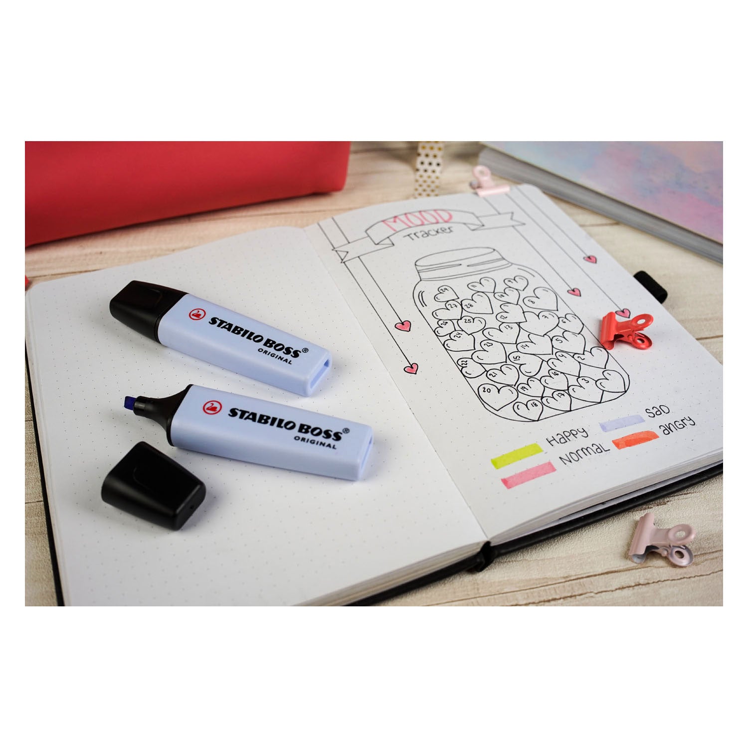 Stabilo boss original pastel - markeerstift - set 8 stuks