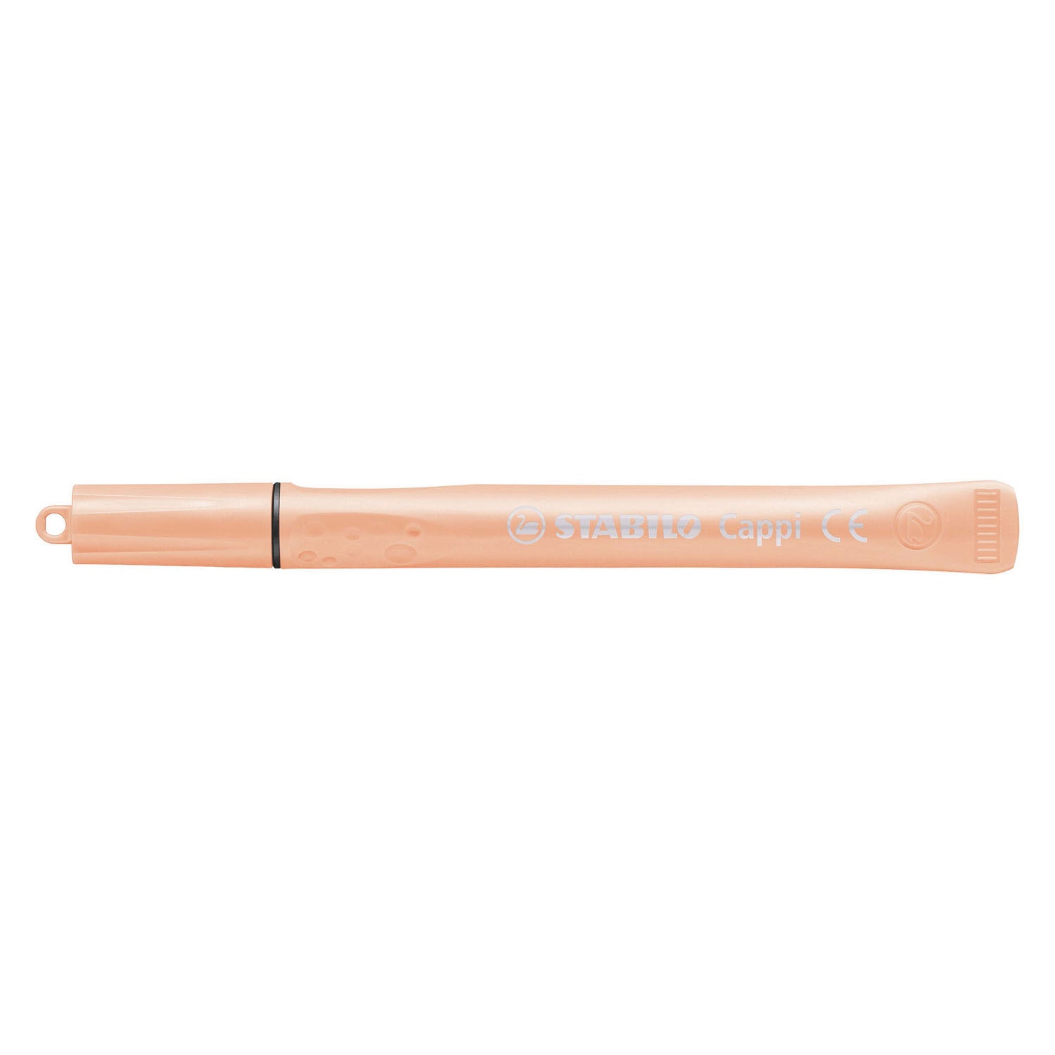 Stabilo cappi - viltstift - nooit meer je dop kwijt dankzij de dopring - arty etui met 12 kleuren + 1 dopring