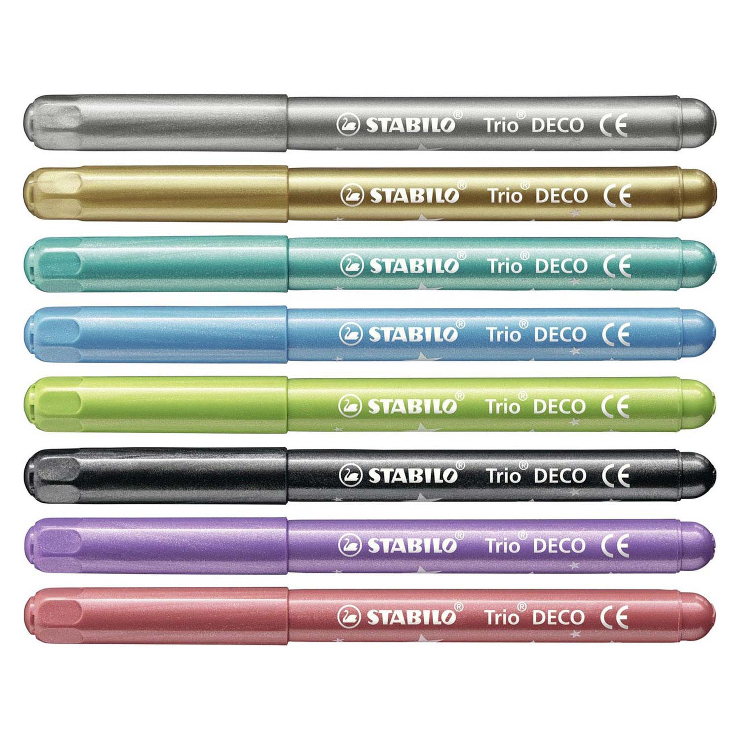 Stabilo trio deco etui 8 stuks | 2 stuks