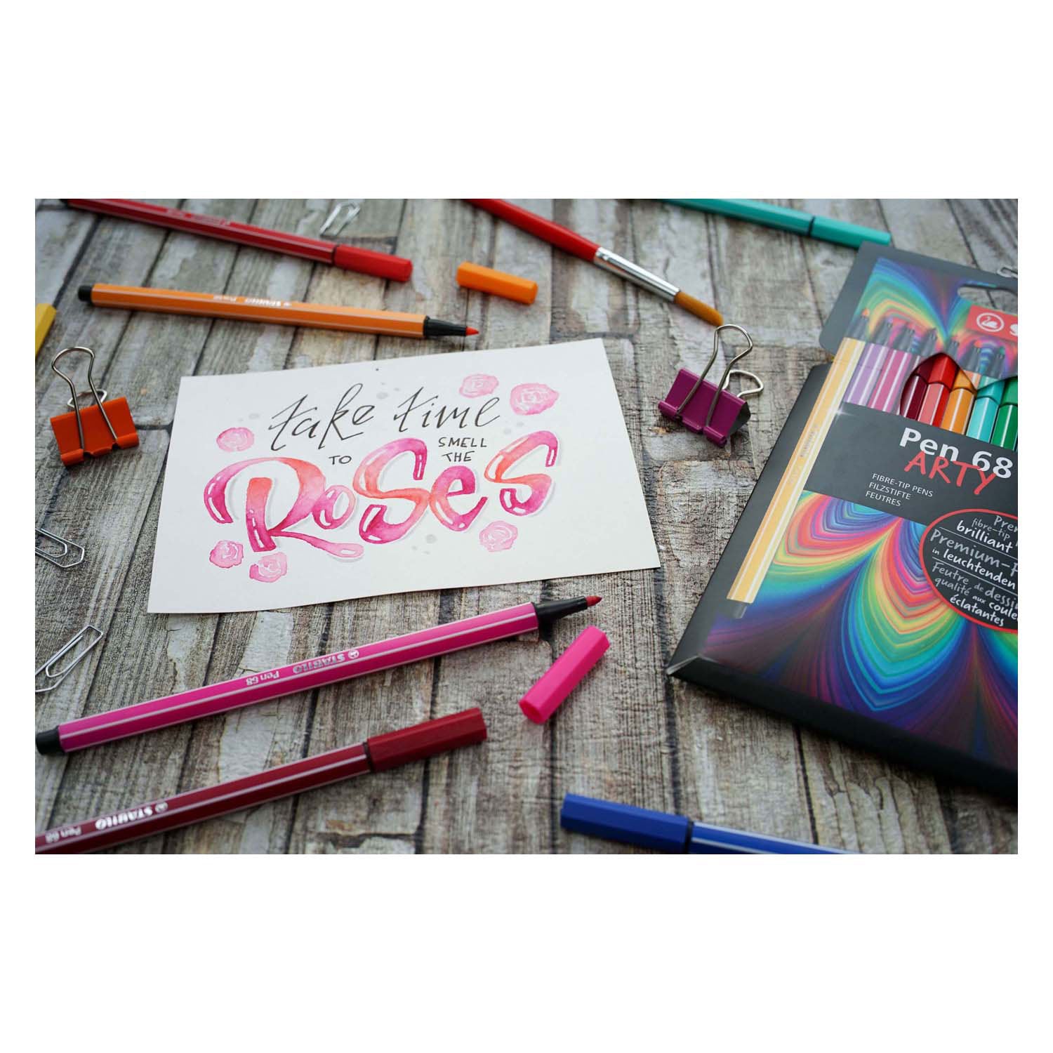 Stabilo Pen 68 ARTY Viltstiften 24 stuks