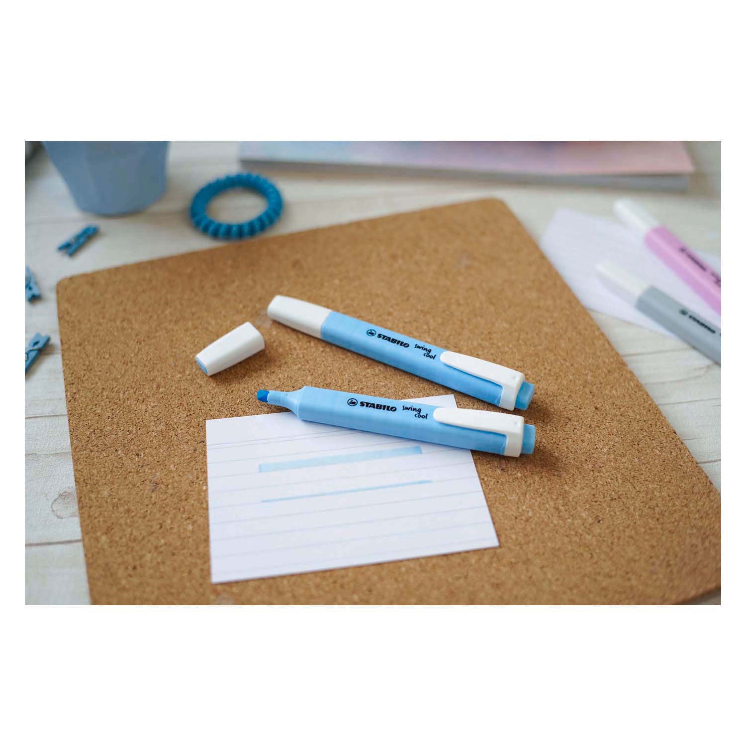 Stabilo swing cool - markeerstift - set met 4 stuks