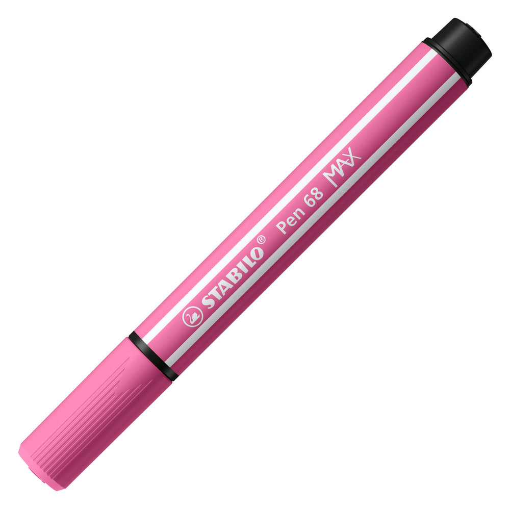 STABILO Pen 68 MAX Viltstift Met Dikke Beitelpunt Heliotroop