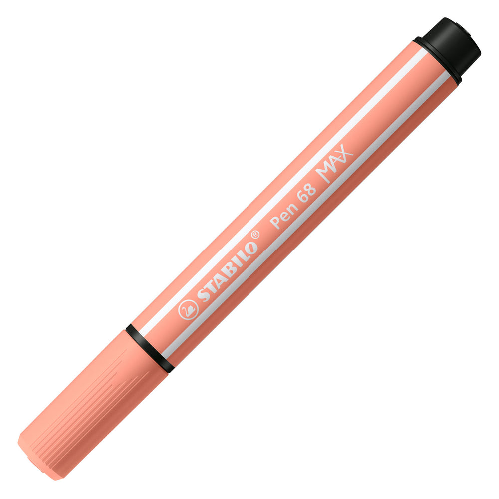 STABILO Pen 68 MAX Viltstift Met Dikke Beitelpunt Abrikoos