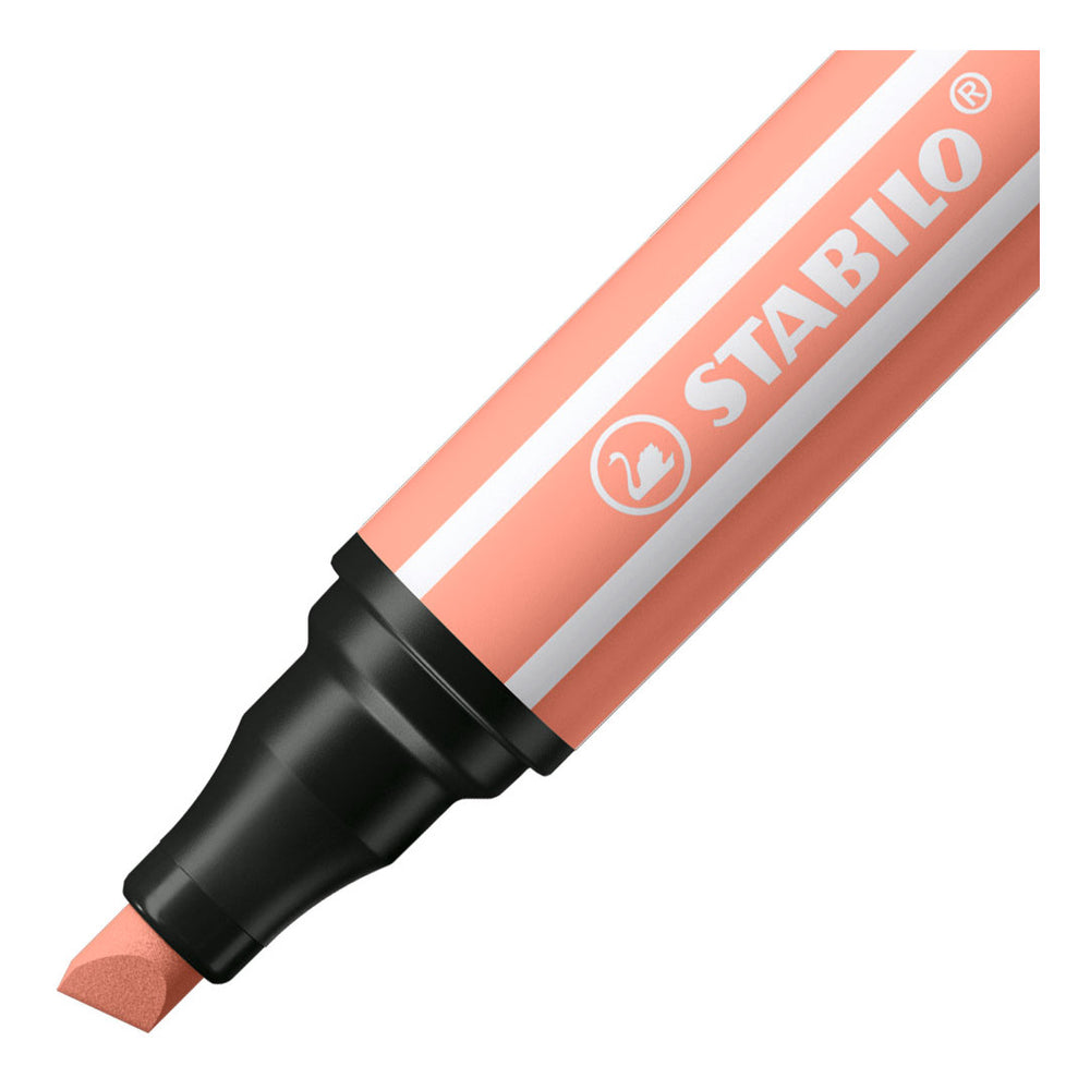STABILO Pen 68 MAX Viltstift Met Dikke Beitelpunt Abrikoos